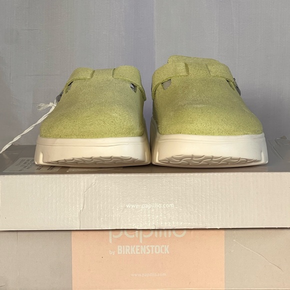 SOLD Birkenstock Boston Papillio Chunky Suede Clog - Picture 3 of 11